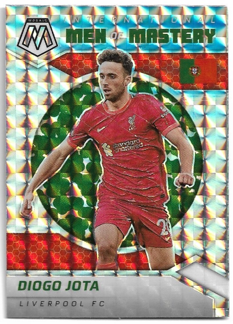 Mosaic Prizm International Men of Mastery DIOGO JOTA 21-22 Panini Mosaic Soccer