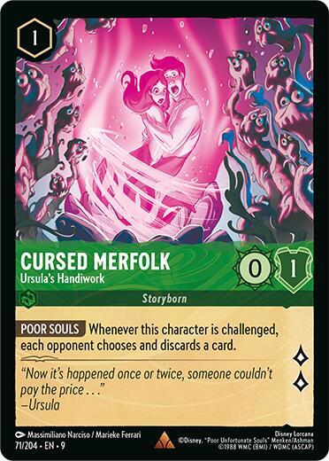 Foil - Cursed Merfolk - Ursula's Handiwork
