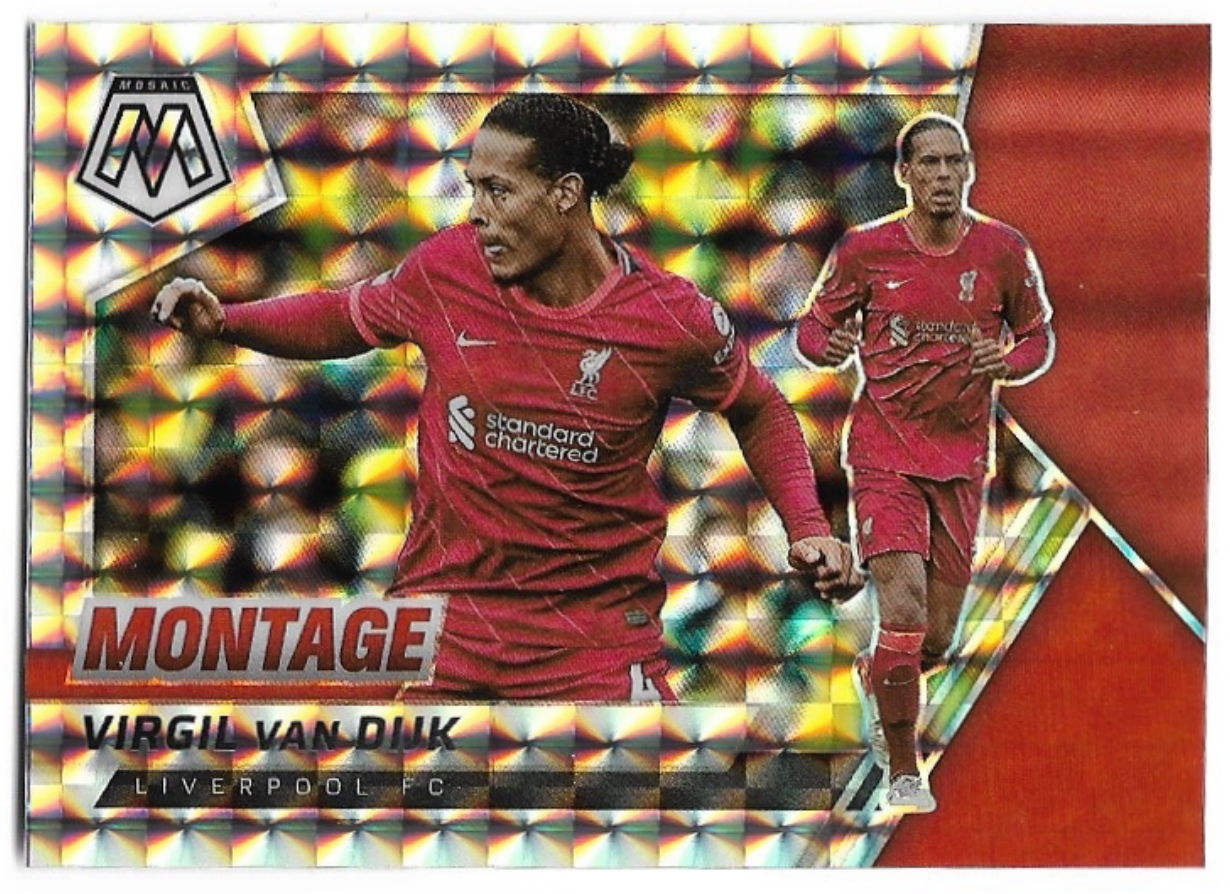Mosaic Prizm Montage VIRGIL VAN DIJK 21-22 Panini Mosaic Soccer