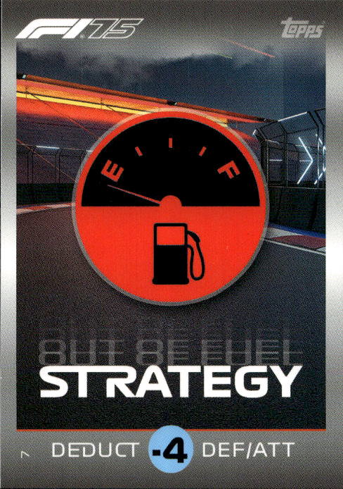 Strategy Card Out Of Fuel 2025 Topps Turbo Attax