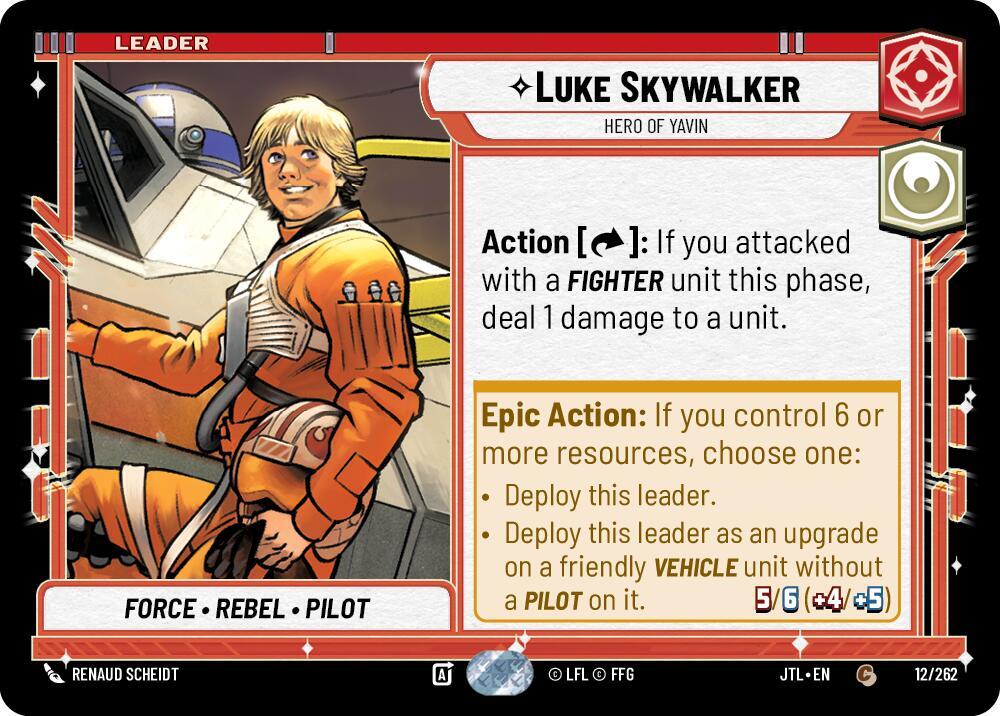 Leader - LUKE SKYWALKER - Unlimited Jump to Lightspeed