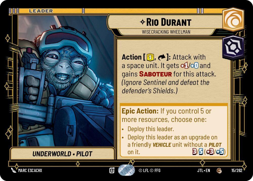 Leader - RIO DURANT - Unlimited Jump to Lightspeed