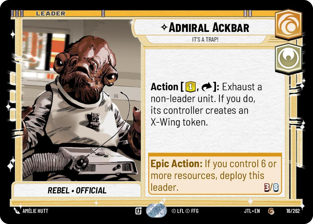 Leader - ADMIRAL ACKBAR - Unlimited Jump to Lightspeed