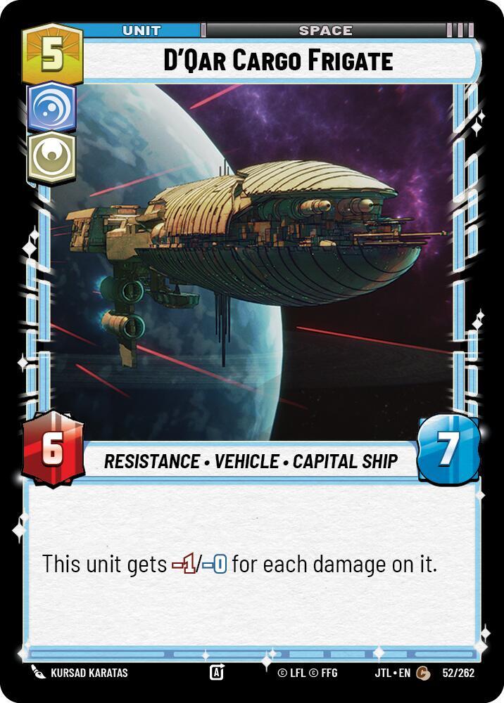 D'QAR CARGO FRIGATE - Unlimited Jump to Lightspeed