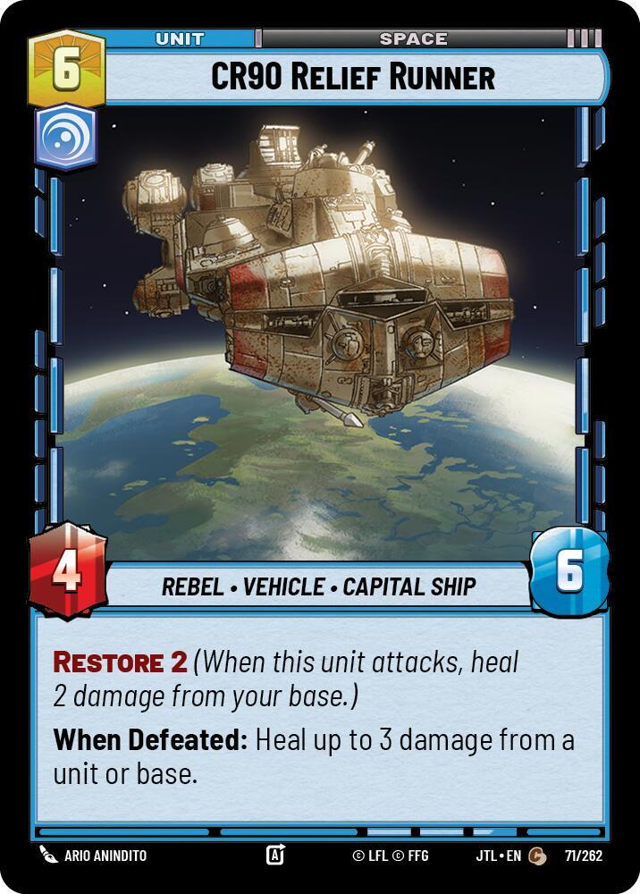 CR90 RELIEF RUNNER - Unlimited Jump to Lightspeed