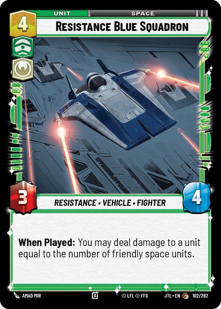 RESISTANCE BLUE SQUADRON - Unlimited Jump to Lightspeed