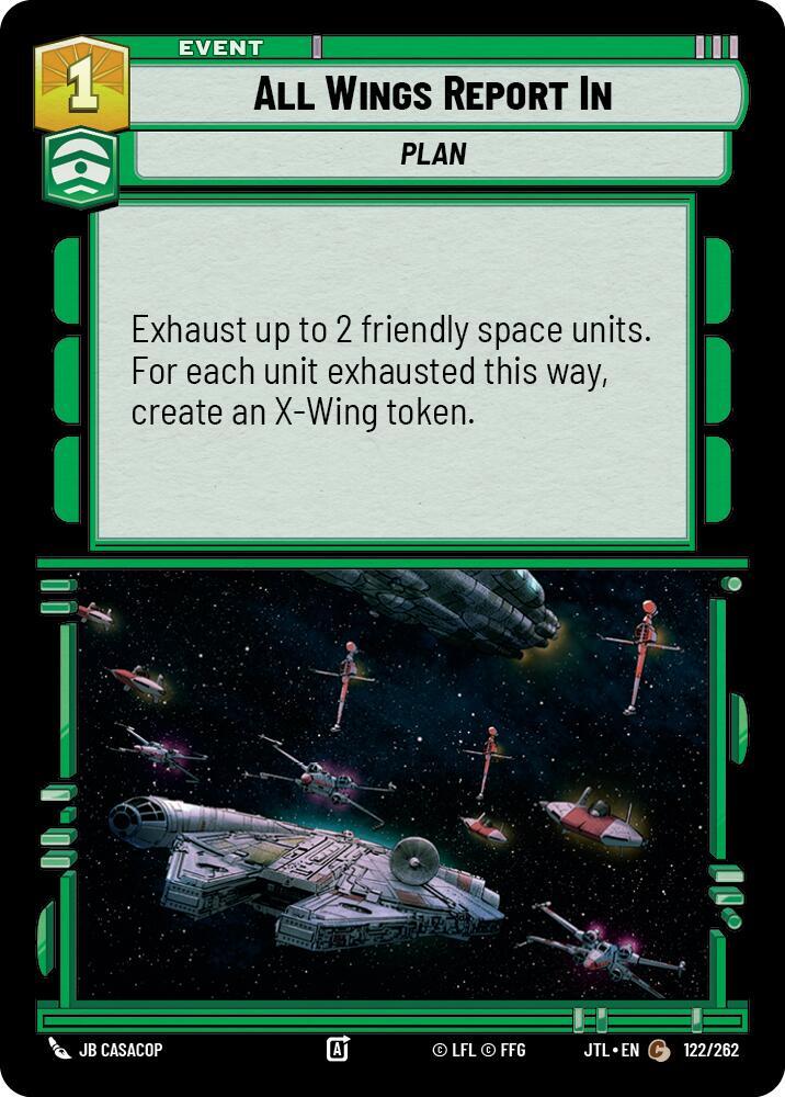 ALL WINGS REPORT IN - Unlimited Jump to Lightspeed