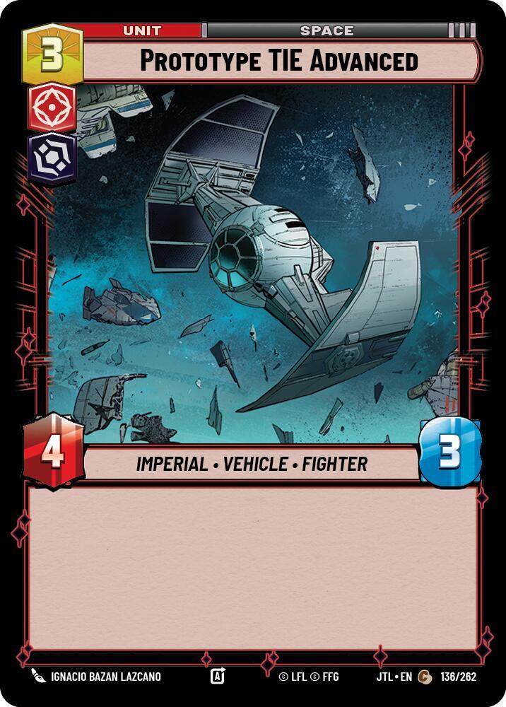 PROTOTYPE TIE ADVANCED - Unlimited Jump to Lightspeed