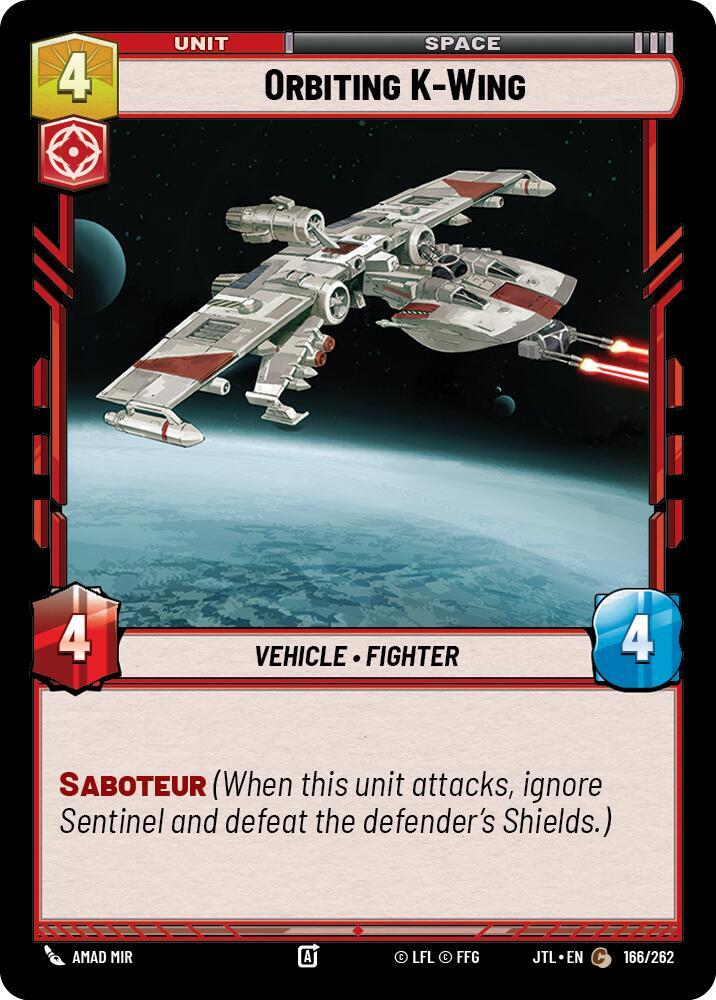 ORBITING K-WING - Unlimited Jump to Lightspeed