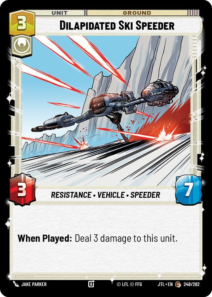 DILAPIDATED SKI SPEEDER - Unlimited Jump to Lightspeed