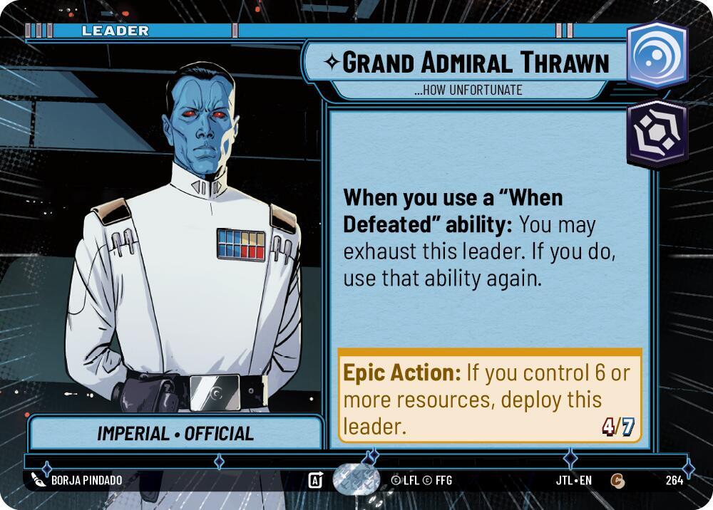 Hyperspace - Leader - GRAND ADMIRAL THRAWN - Unlimited Jump to Lightspeed