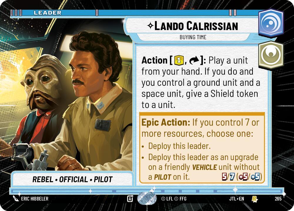 Hyperspace - Leader - LANDO CALRISSIAN - Unlimited Jump to Lightspeed