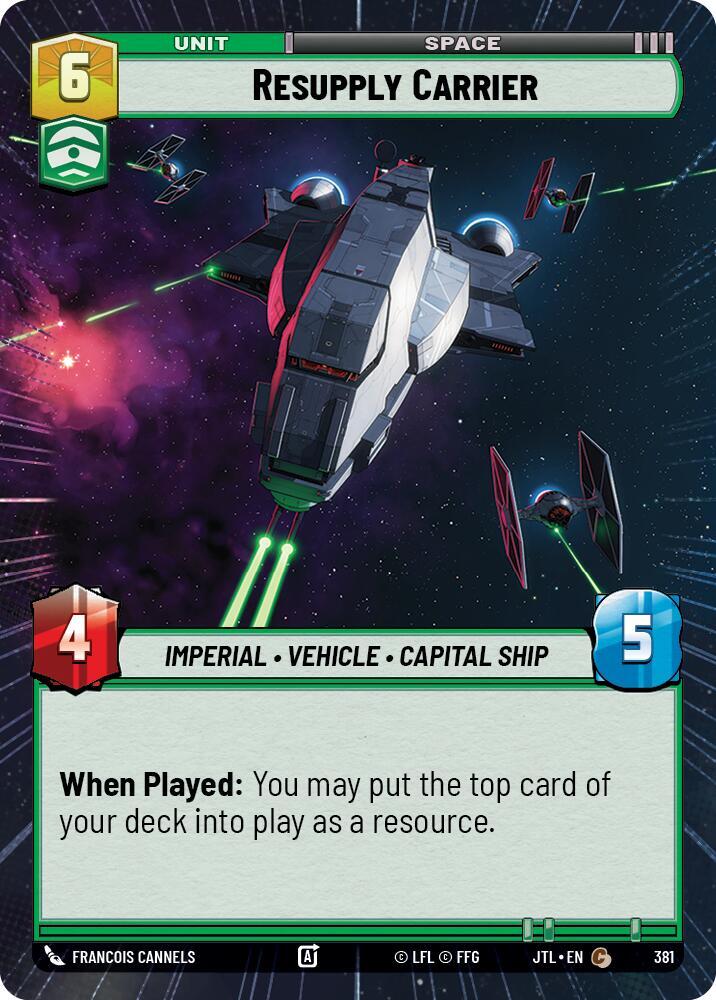 Hyperspace - RESUPPLY CARRIER - Unlimited Jump to Lightspeed