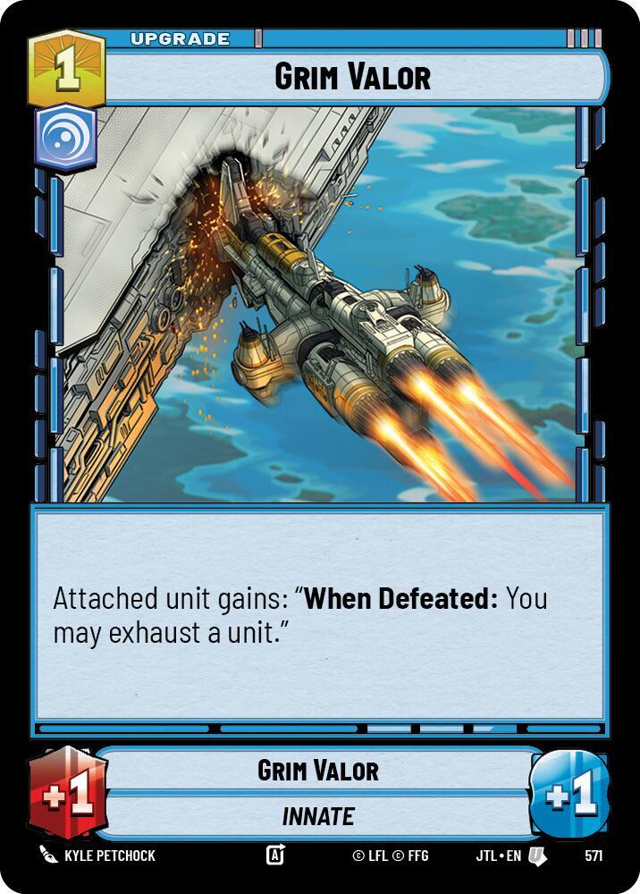 Foil - GRIM VALOR - Unlimited Jump to Lightspeed