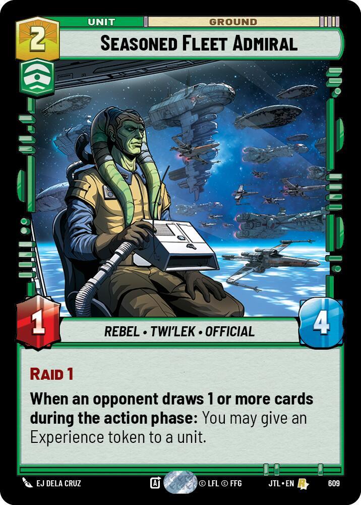 Foil - SEASONED FLEET ADMIRAL - Unlimited Jump to Lightspeed