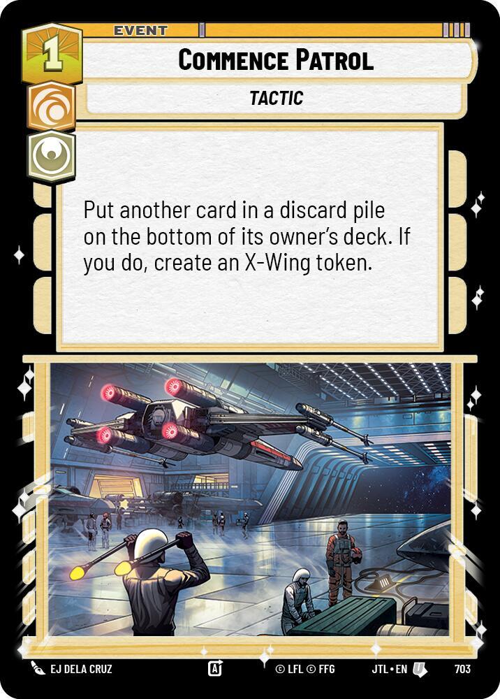 Foil - COMMENCE PATROL - Unlimited Jump to Lightspeed