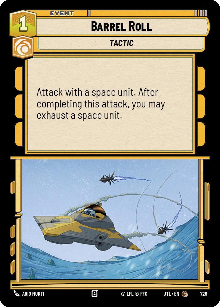 Foil - BARREL ROLL - Unlimited Jump to Lightspeed