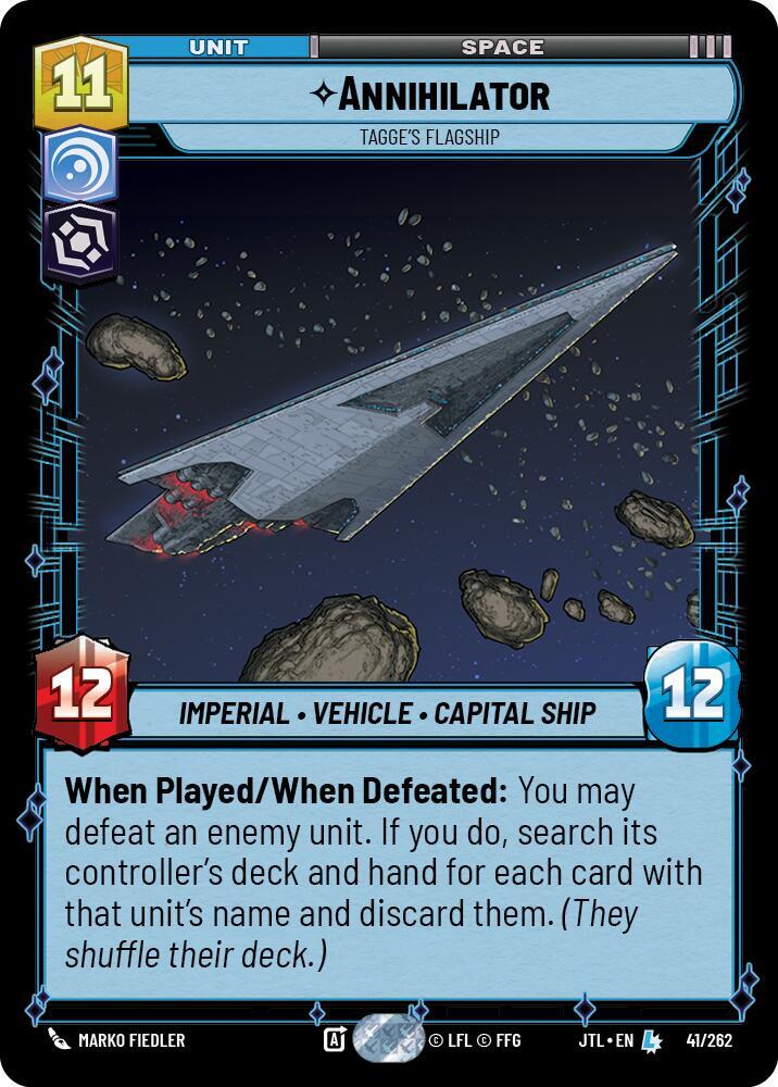 ANNIHILATOR - Unlimited Jump to Lightspeed