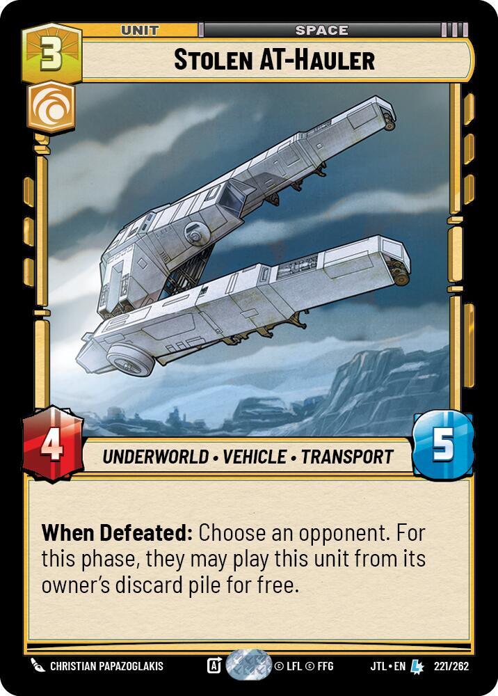 STOLEN AT-HAULER - Unlimited Jump to Lightspeed