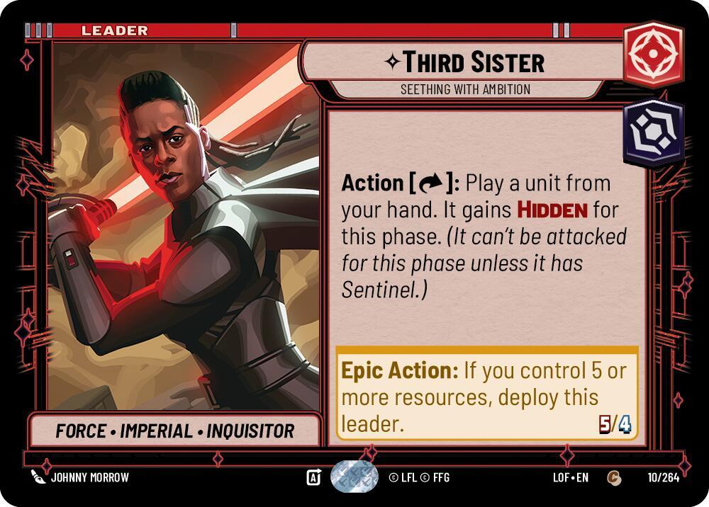 Leader - THIRD SISTER - Unlimited Legends of the Force