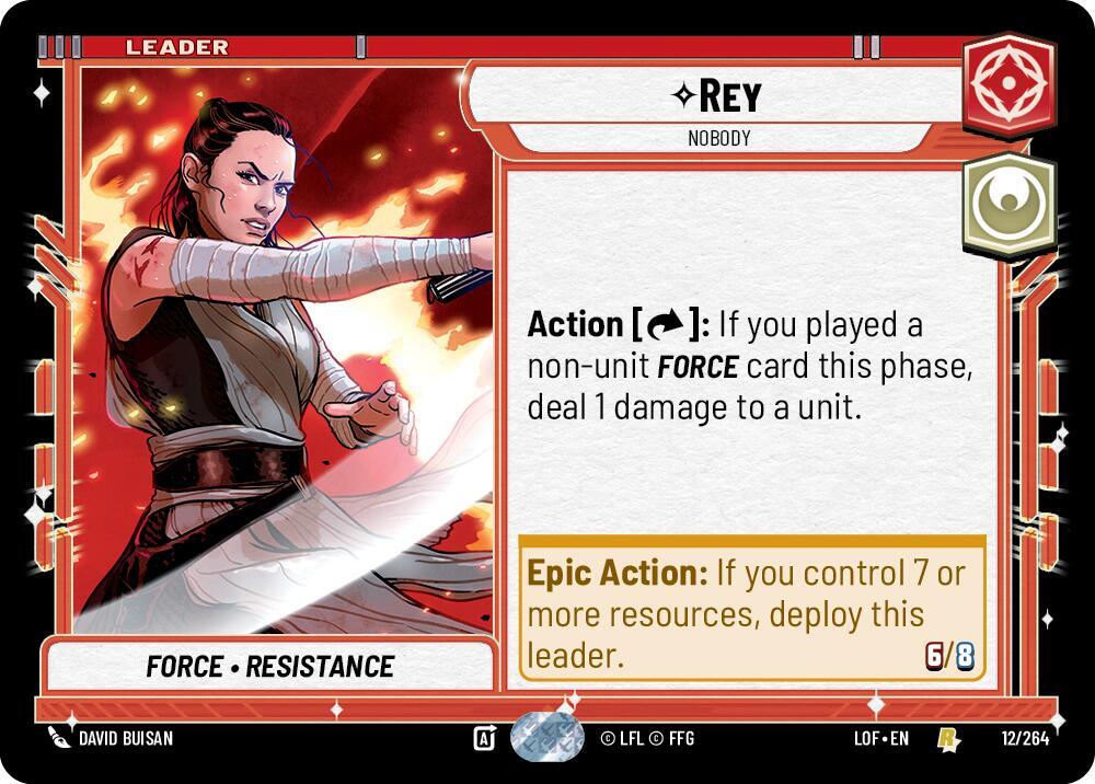 Leader - REY - Unlimited Legends of the Force