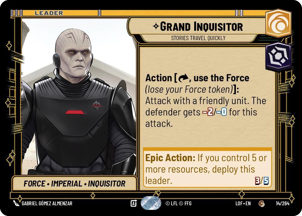 Leader - GRAND INQUISITOR - Unlimited Legends of the Force