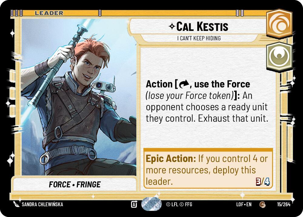 Leader - CAL KESTIS - Unlimited Legends of the Force