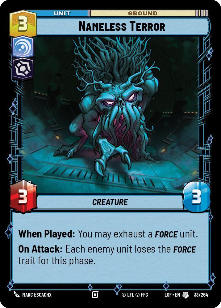 NAMELESS TERROR - Unlimited Legends of the Force