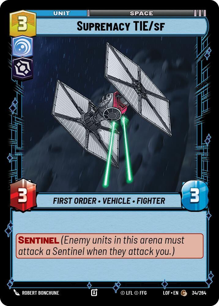 SUPREMACY TIE/SF - Unlimited Legends of the Force