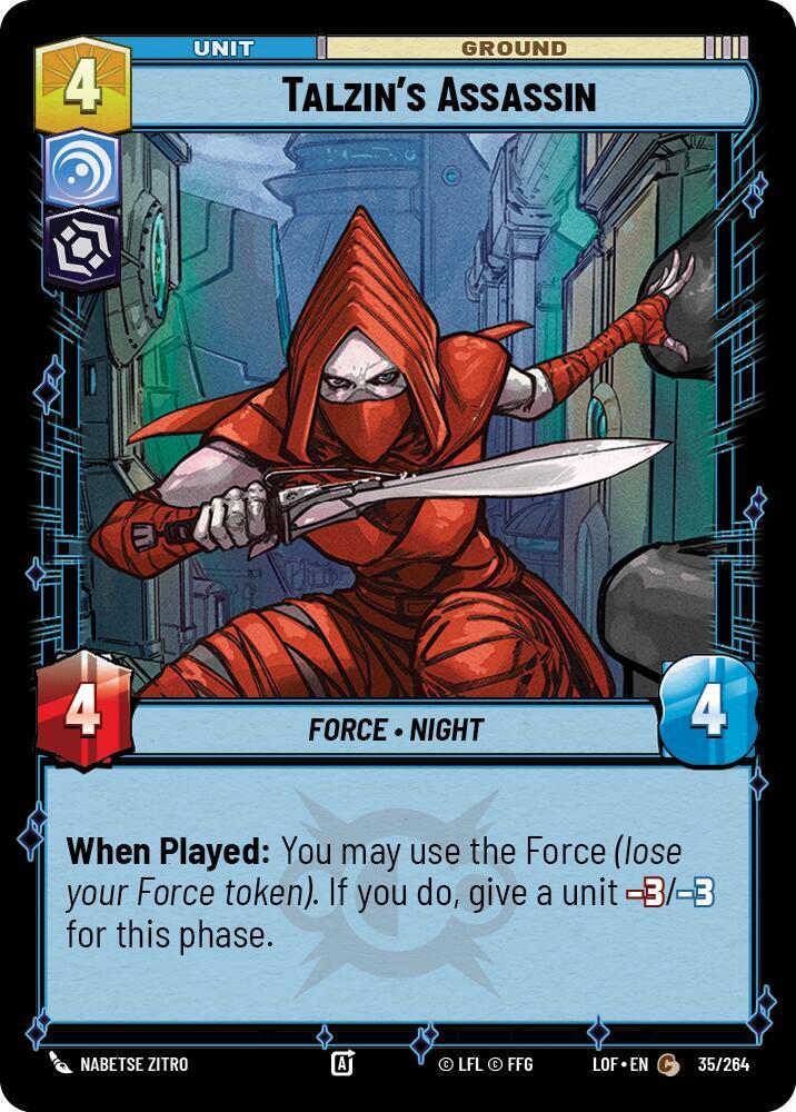 TALZIN'S ASSASSIN - Unlimited Legends of the Force
