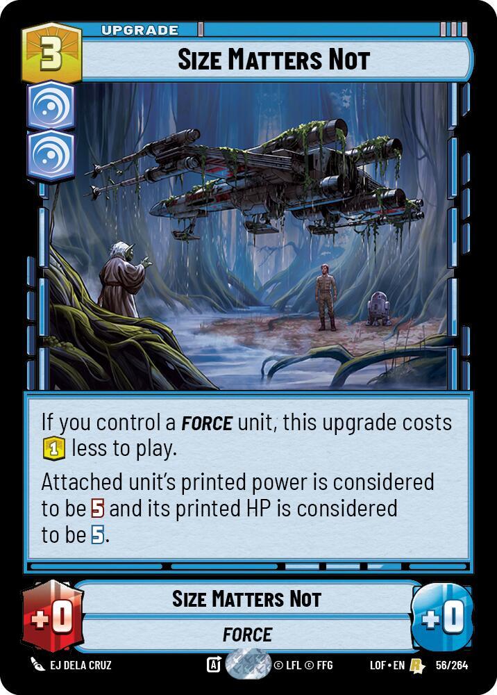 SIZE MATTER NOT - Unlimited Legends of the Force