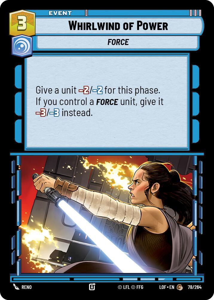 WHIRLIND OF POWER - Unlimited Legends of the Force