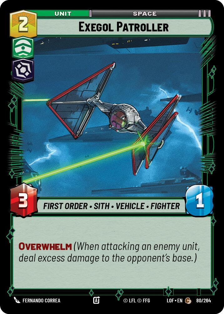 EXEGOL PATROLLER - Unlimited Legends of the Force