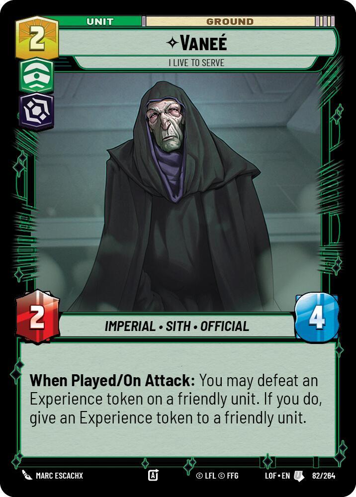 VANEE - Unlimited Legends of the Force
