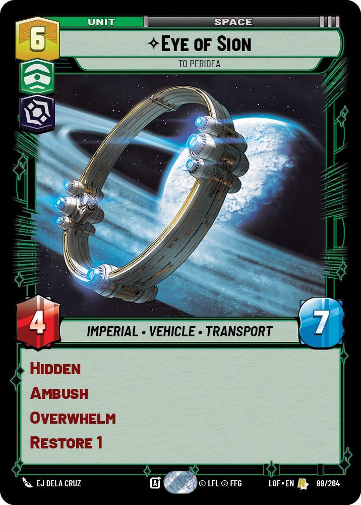EYE OF SION - Unlimited Legends of the Force