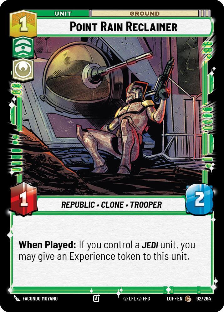 POINT RAIN RECLAIMER - Unlimited Legends of the Force