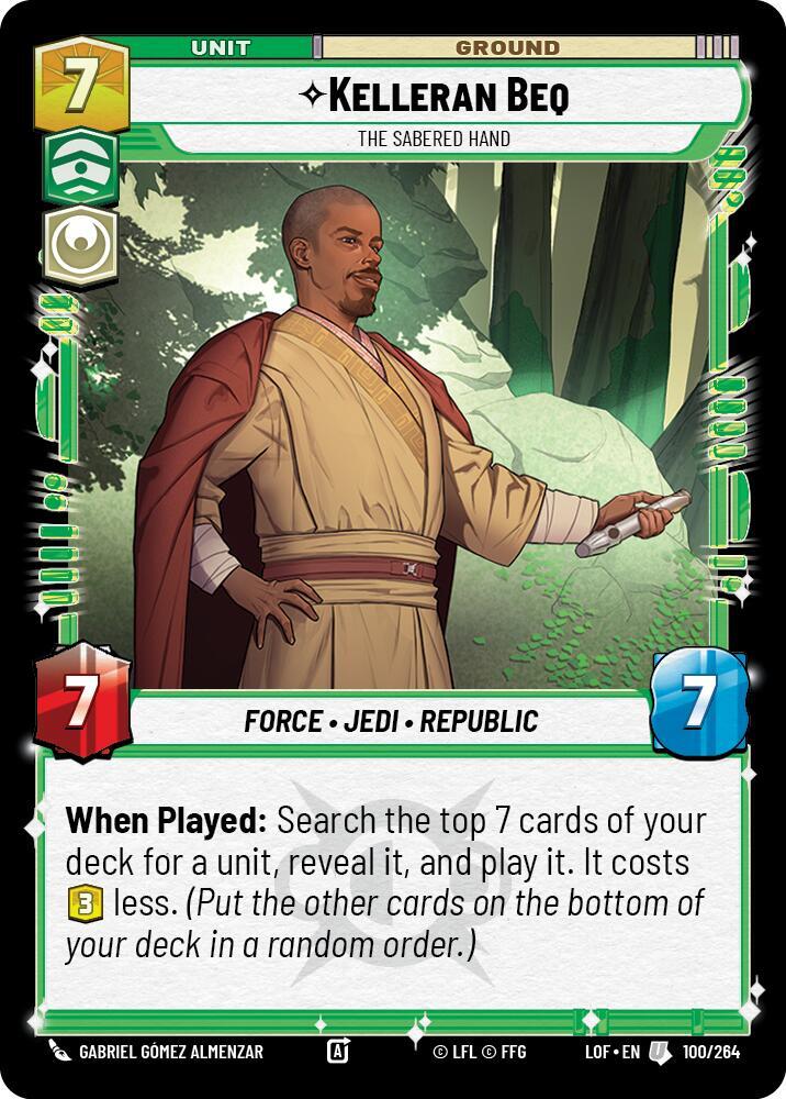 KELLERAN BEQ - Unlimited Legends of the Force