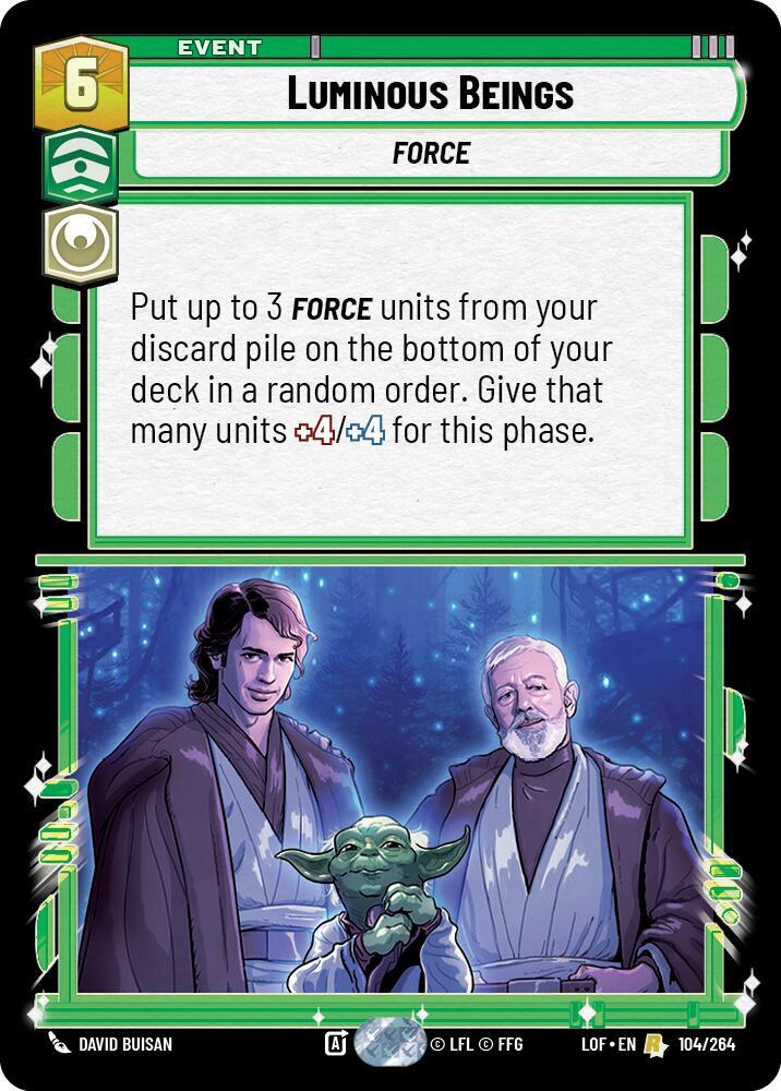 LUMINOUS BEINGS - Unlimited Legends of the Force