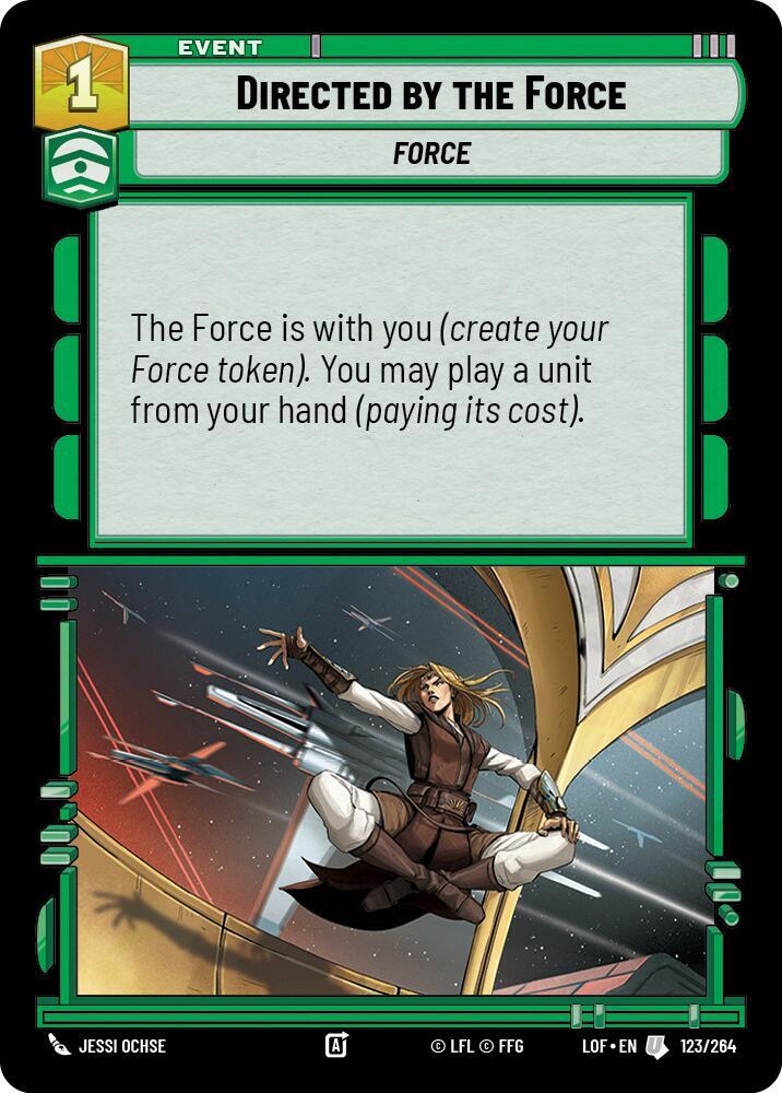 DIRECTED BY THE FORCE - Unlimited Legends of the Force