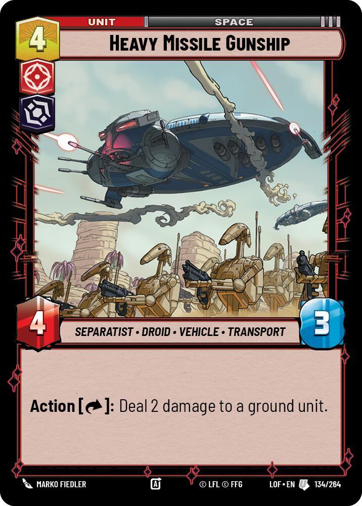 HEAVY MISSILE GUNSHIP - Unlimited Legends of the Force