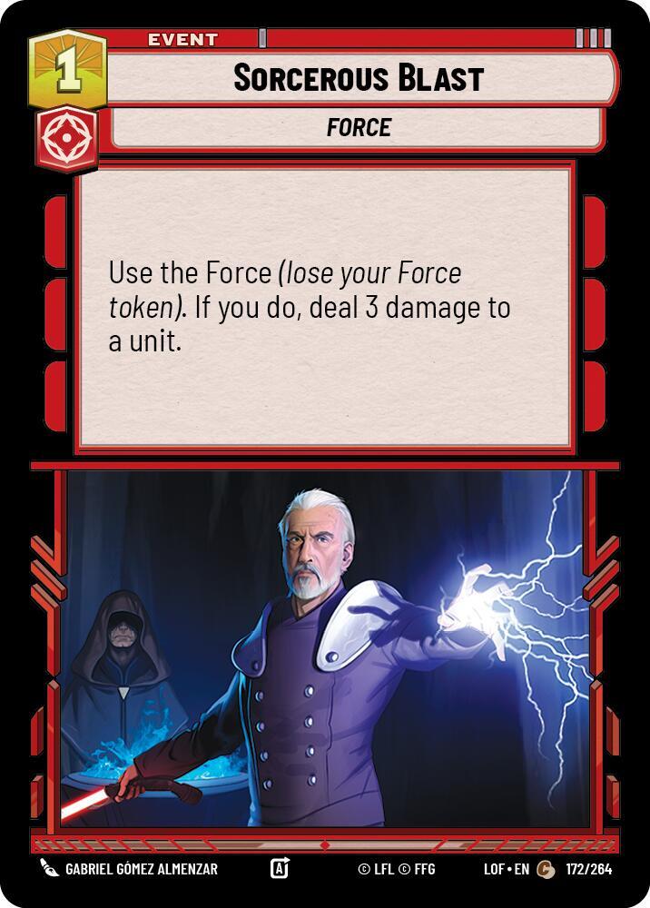 SORCEROUS BLAST - Unlimited Legends of the Force