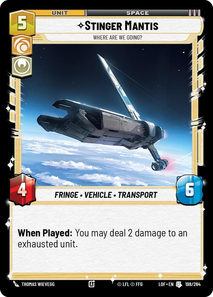 STINGER MANTIS - Unlimited Legends of the Force