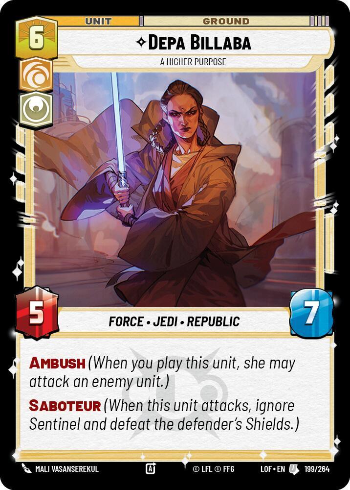 DEPA BILLABA - Unlimited Legends of the Force