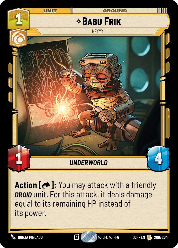 BABU FRIK - Unlimited Legends of the Force