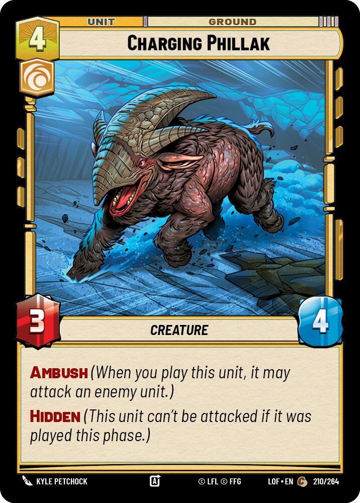 CHARGING PHILLAK - Unlimited Legends of the Force