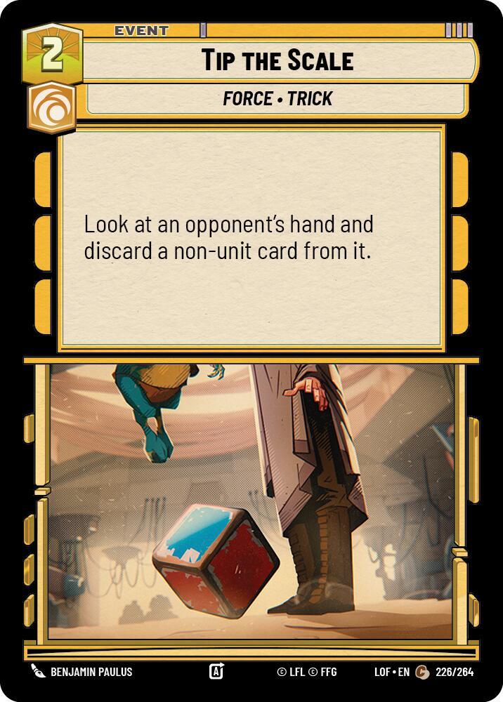 TIP THE SCALE - Unlimited Legends of the Force