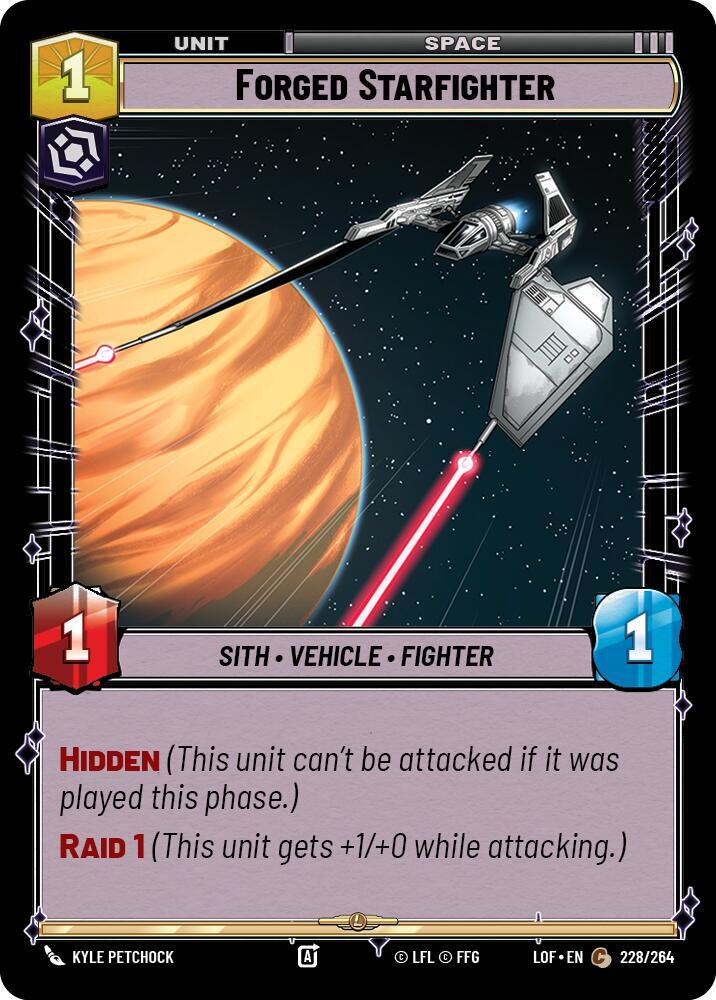 FORGED STARFIGHTER - Unlimited Legends of the Force