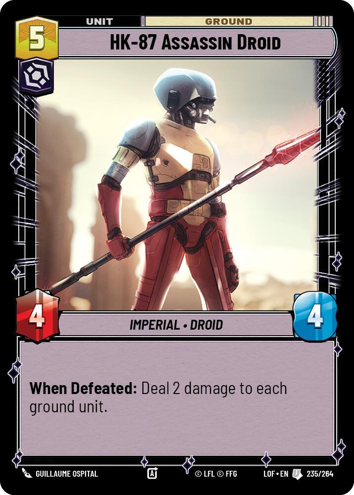 HK-87 ASSASSIN DROID - Unlimited Legends of the Force