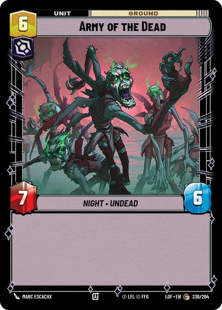 ARMY OF THE DEAD - Unlimited Legends of the Force