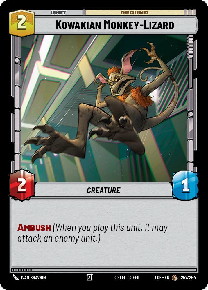 KOWAKIAN MONKEY-LIZARD - Unlimited Legends of the Force
